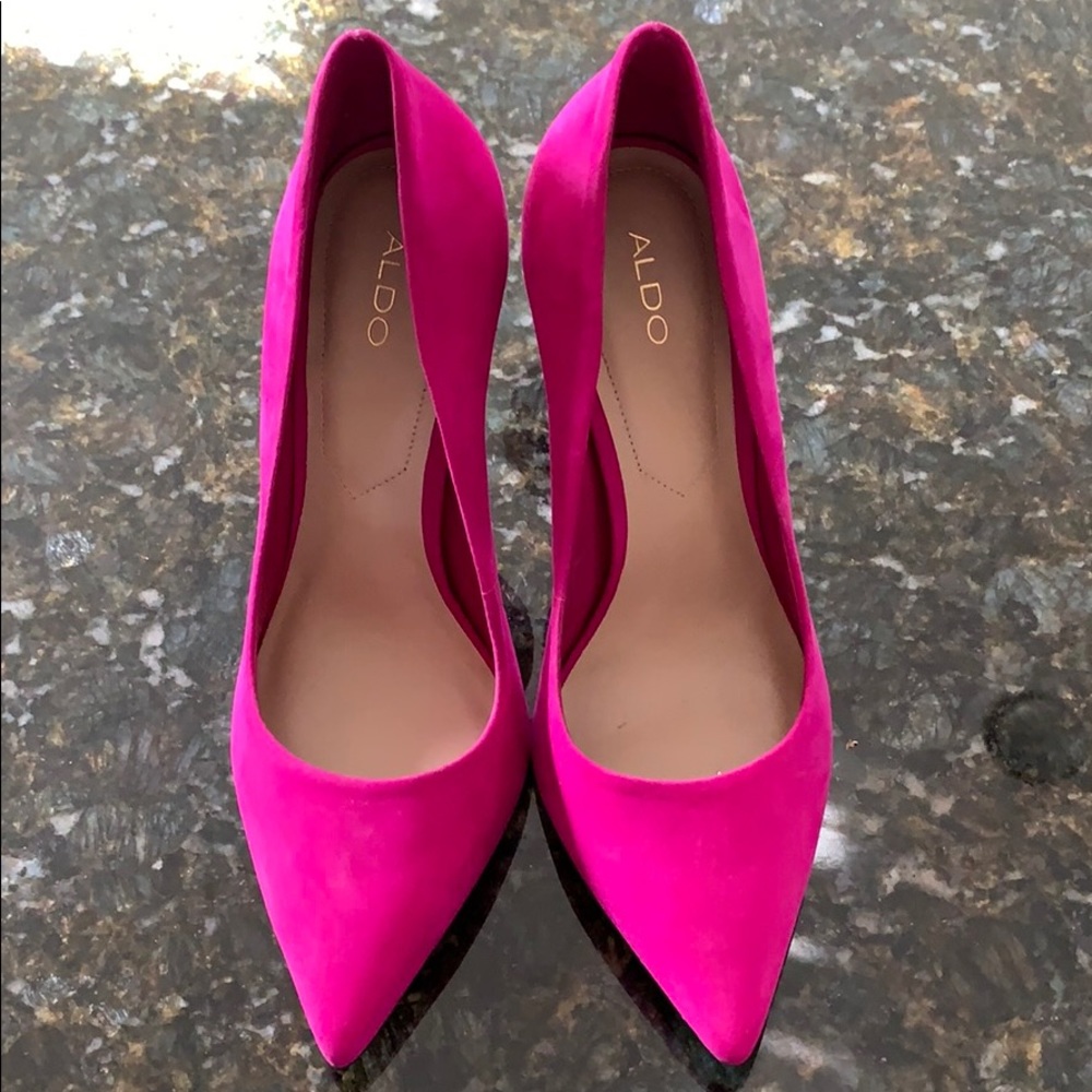 Pink Aldo pumps
